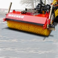 Anbaukehrmaschine für Schnee