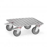 Transportroller mit Aluminium-Quintettblech