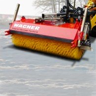 Anbaukehrmaschine für Schnee