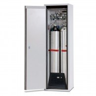 Druckgasflaschenschrank Typ 90- Breite 600mm, Türfarbe grau oder gelb, DIN L oder DIN R, G-Ultimate-90