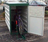 Fahrrad-Abstellbox, abschließbar