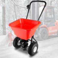Handstreuwagen für Sand, Salz, Dünger, Samen und Kalk