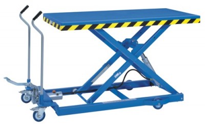 01900014 - Hubtischwagen mit ergonomisch angebrachten Schiebegriffen HF ML