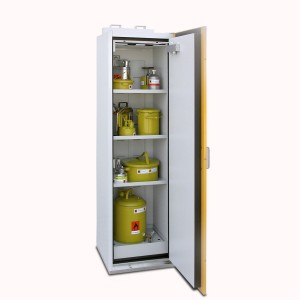 03200003 - Sicherheits-/ Gefahrstoffschrank Typ 90, Schrankbreite 595mm, Bauhöhe 1315mm, Türfarbe RAL 7035