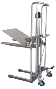 04700504 - Mitnahme-Hochhubwagen aus Edelstahl