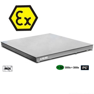 05900076 - Edelstahl-Plattformwaage ATEX Zone 1 und Zone 21