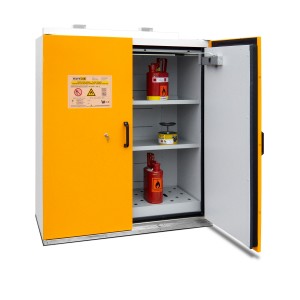 0320000101 - Sicherheits-/ Gefahrstoffschrank Typ 90, Schrankbreite 1190mm. Bauhöhe 1935mm, Türfarbe lichtgrau