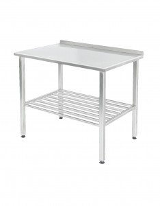 08000138 - Arbeitstisch aus Edelstahl
