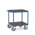 0160007701 - Schwerlast- Tischwagen mit zwei Ebenen und Schiebebügel