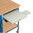 01600394 - Tischwagen mit zwei Ebenen, Stahlschrank und Schublade aus Stahl