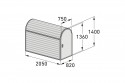 09300038 - Fahrradgarage BikeBox 3